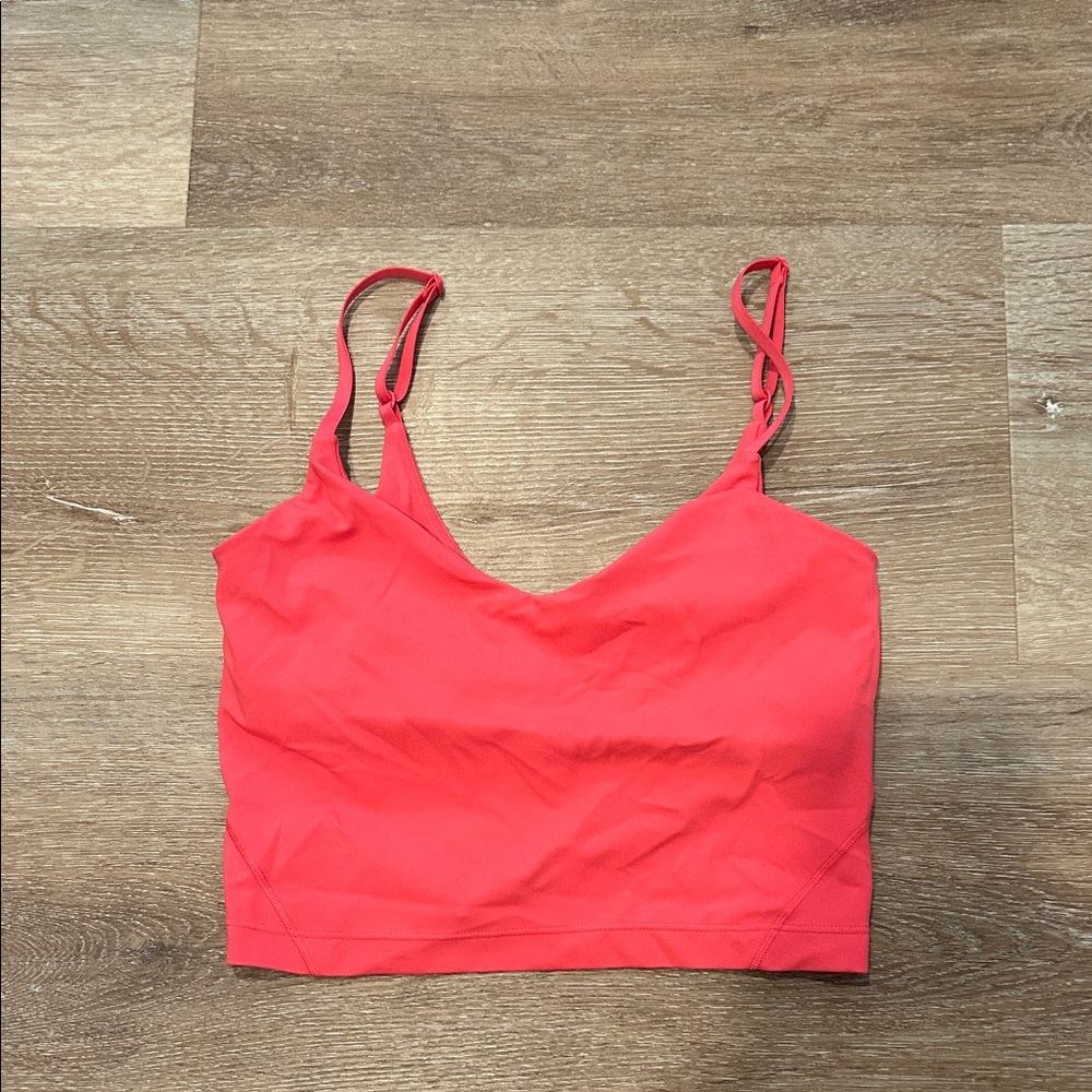 Lululemon Align Cropped Cami Glazed Pink